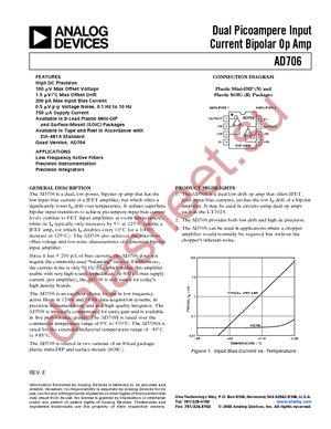 AD706JN datasheet  